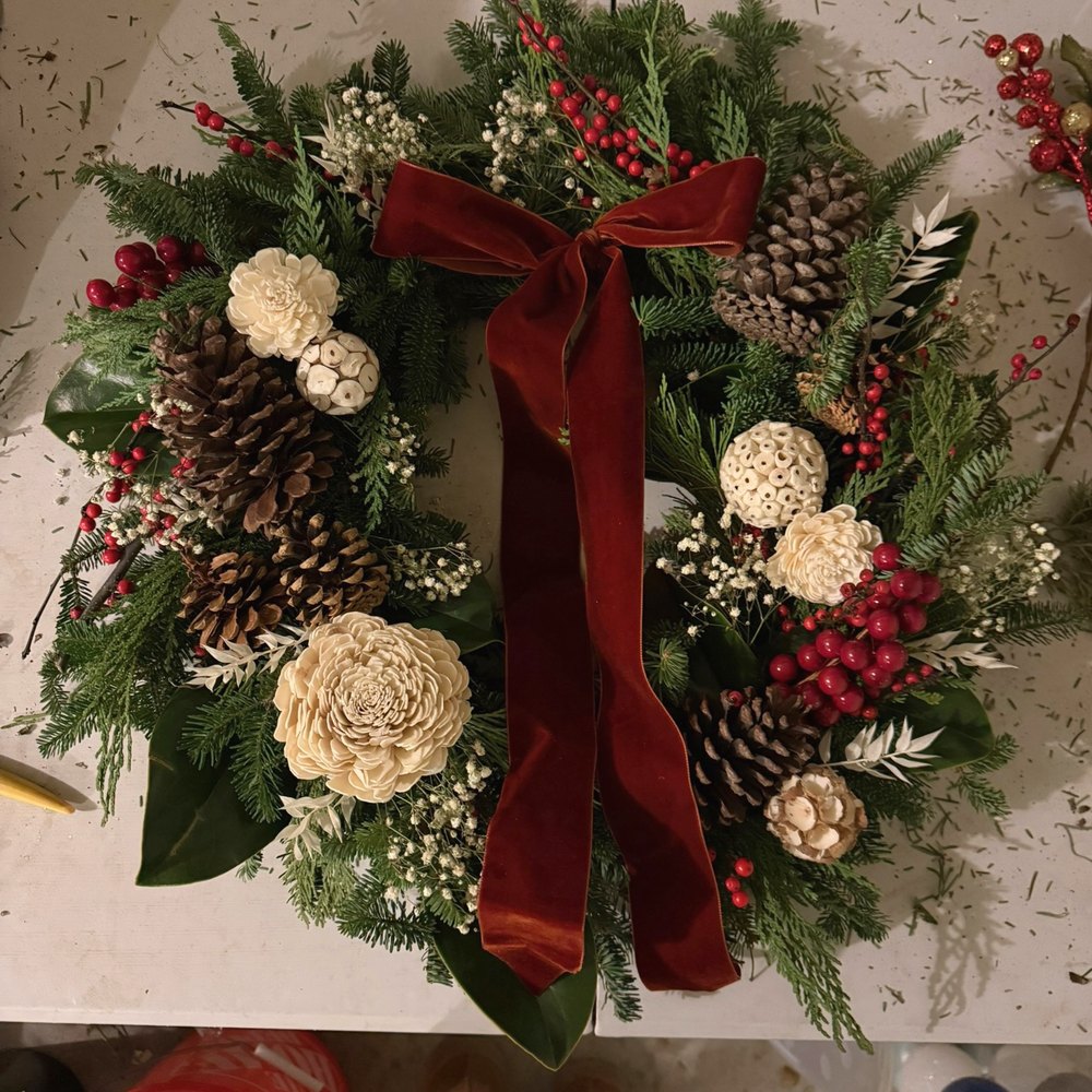 Hand-made wreath