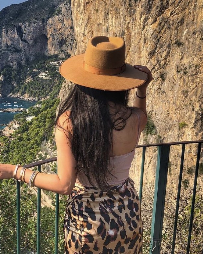 Sam overlooking the Amalfi Coast